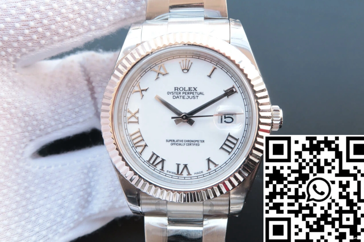 Factory White Rolex Dial EW Datejust M126334-0023 1101